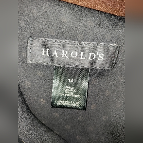 Harold's black polka dot sleeveless dress - Picture 4 of 4